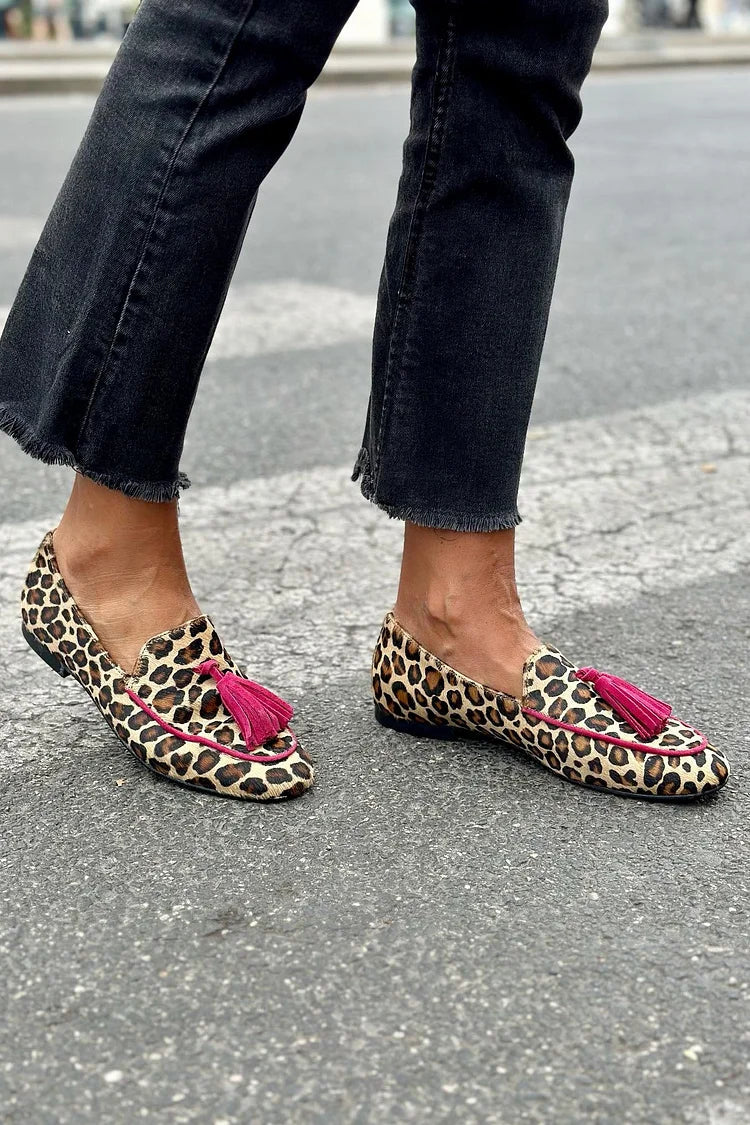 Edith | Chic Animal Print Loafer