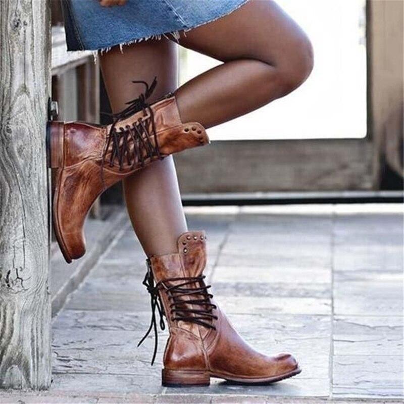 Camille – Timeless Lace-Up Ankle Boots