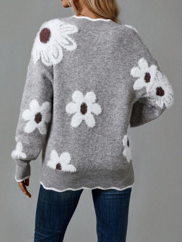 Isabella | Graceful Floral Knit