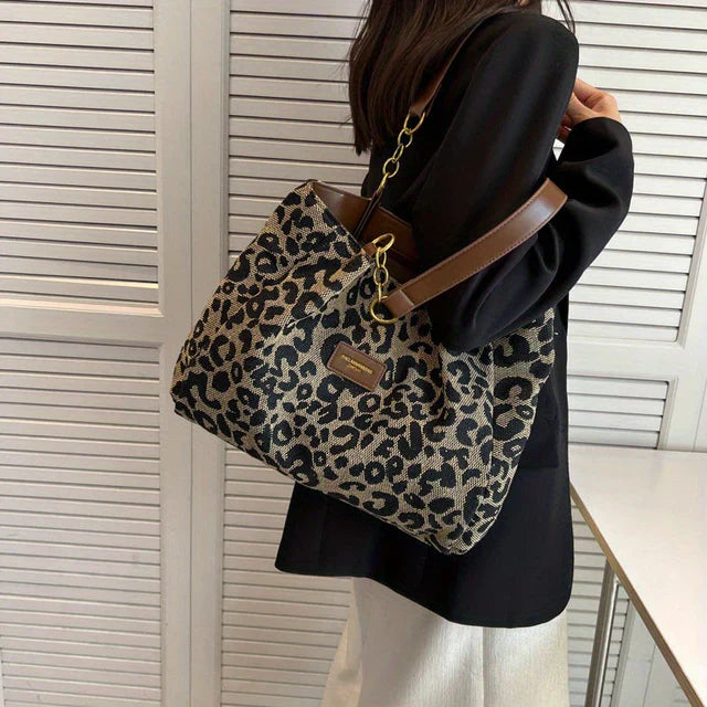 Selene | Graceful Leopard Tote