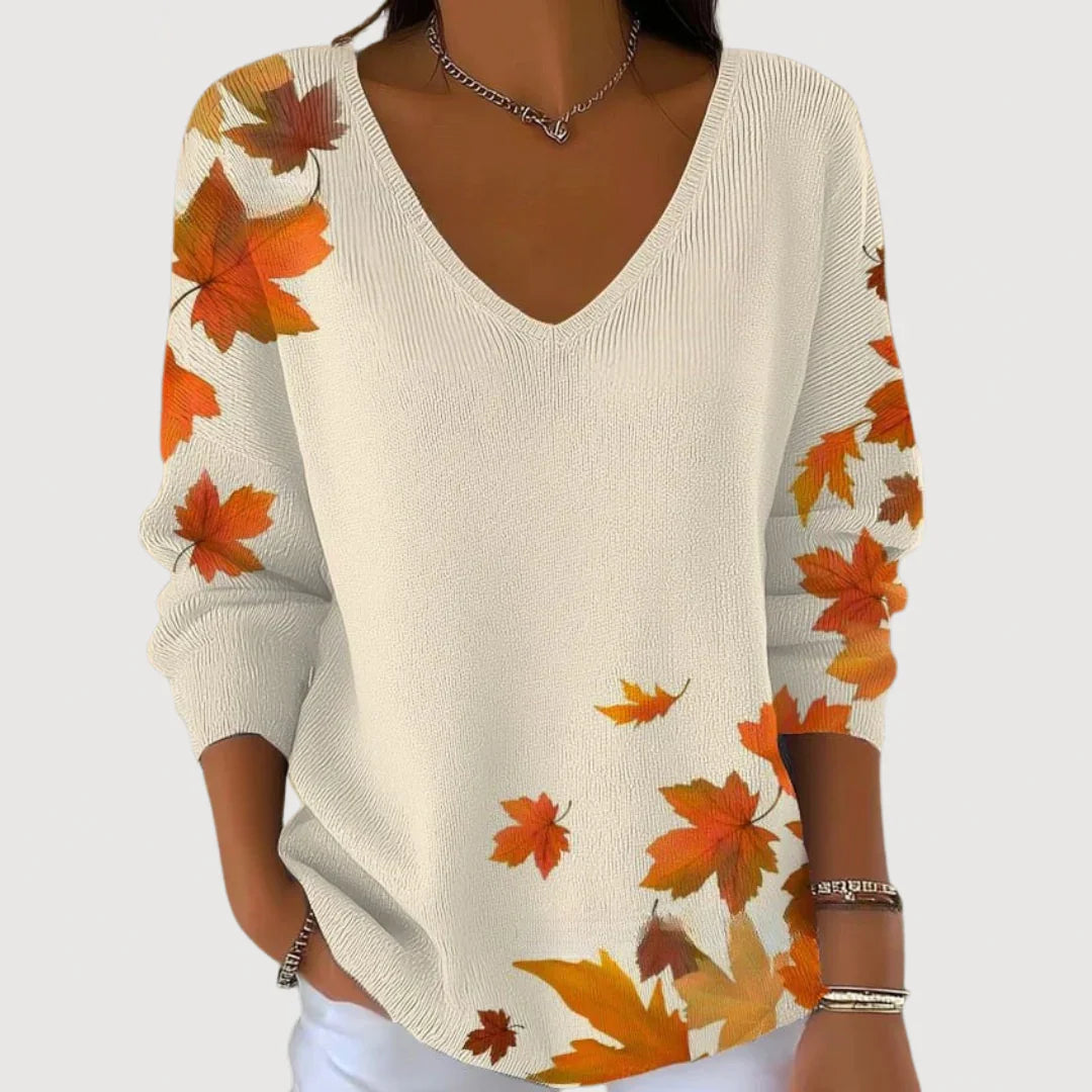 Megan | Luxe V-Neck Pullover