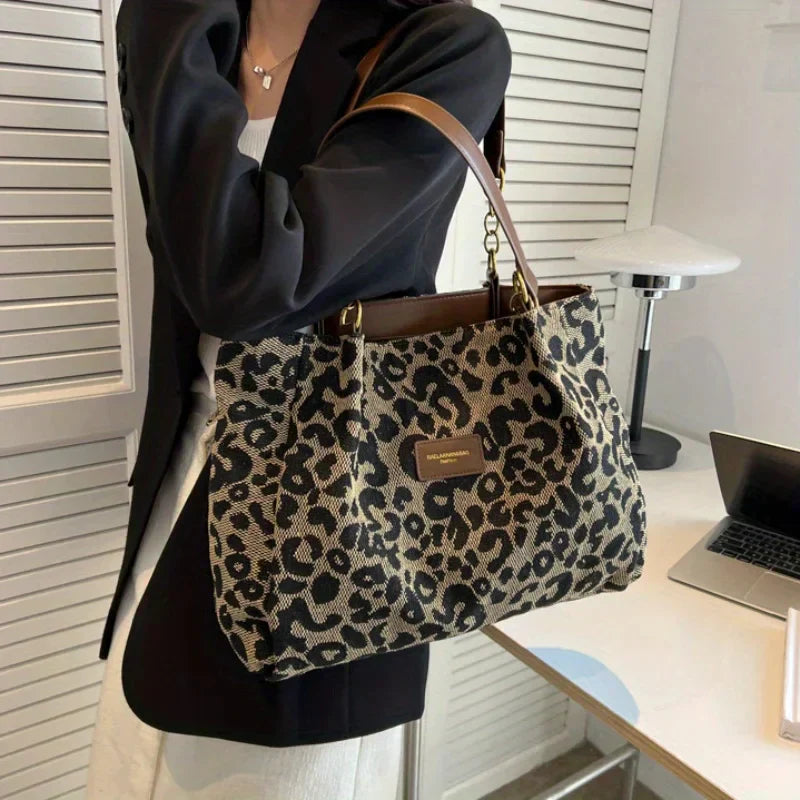 Selene | Graceful Leopard Tote