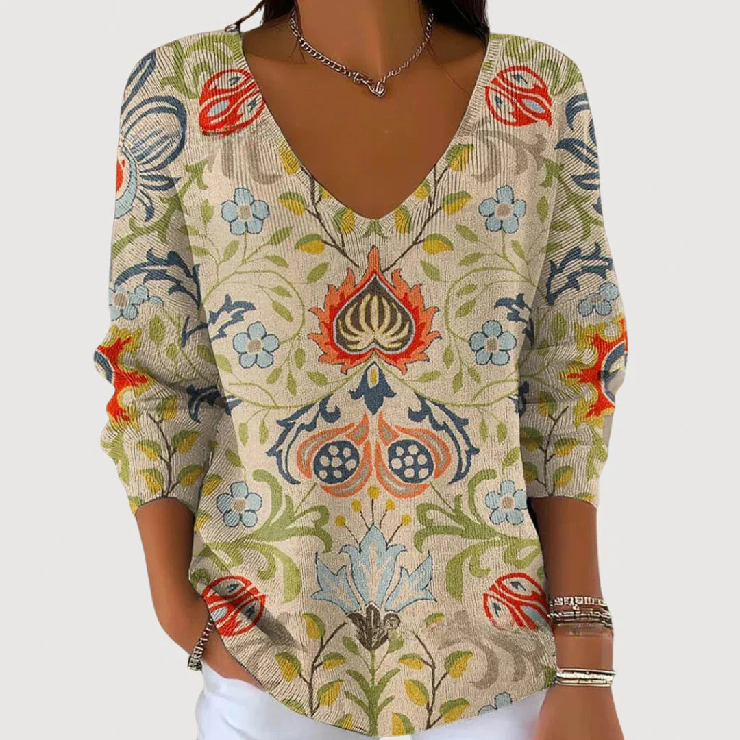 Heather | Luxurious V-Neck Sweater