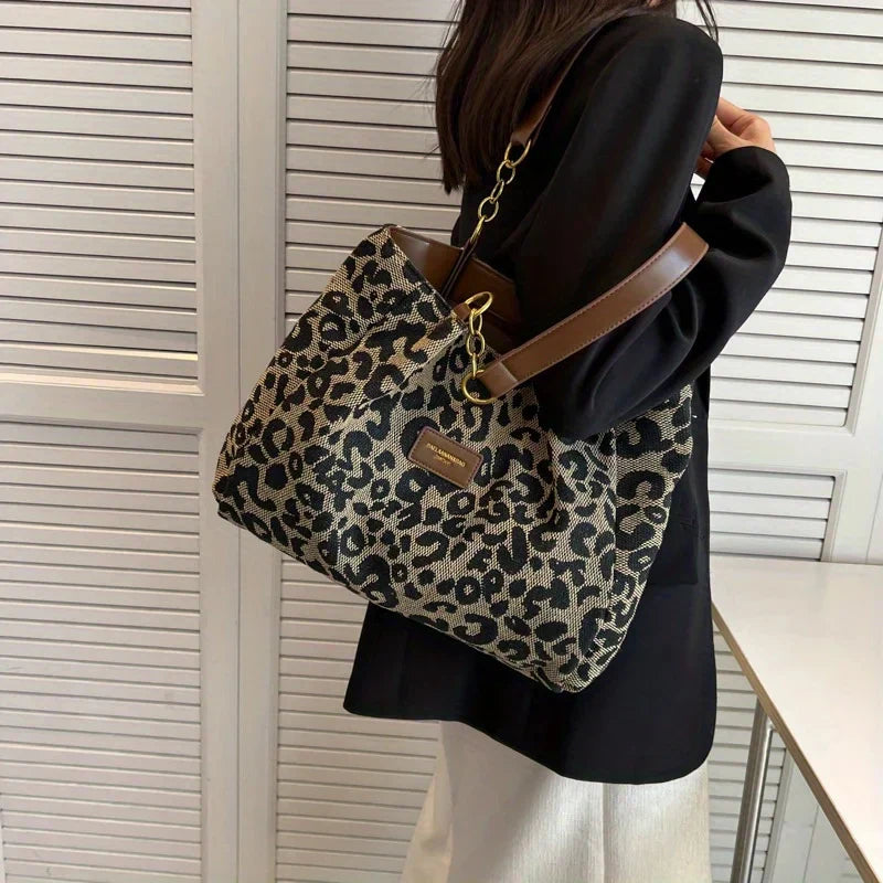 Selene | Graceful Leopard Tote