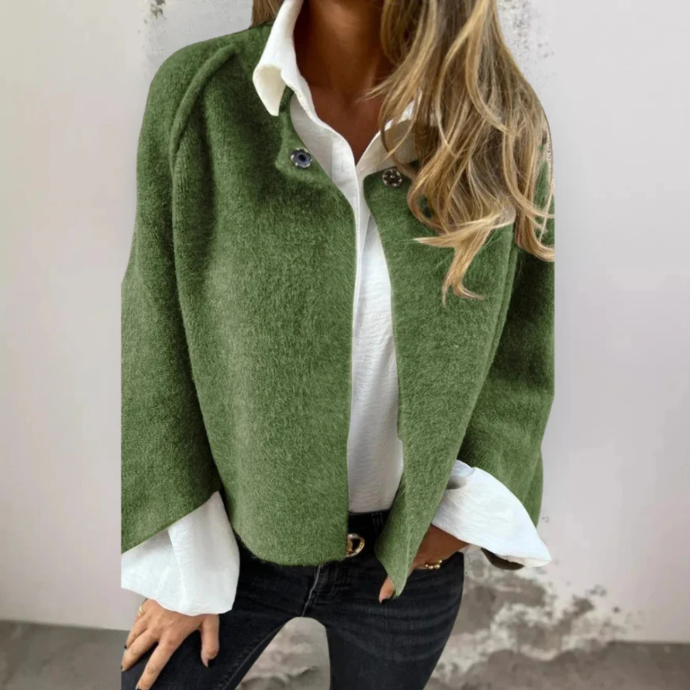 Lina | Mohair Flared Sleeve Coat