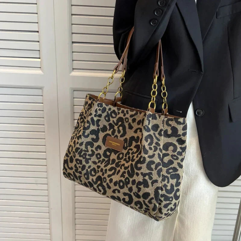 Selene | Graceful Leopard Tote