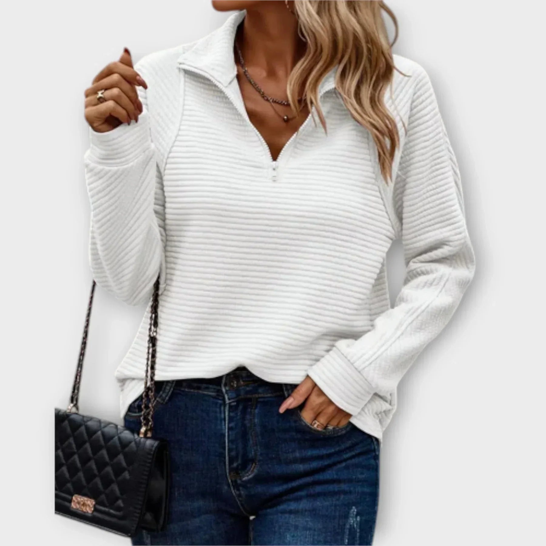 Alana | Luxe Half-Zip Sweater