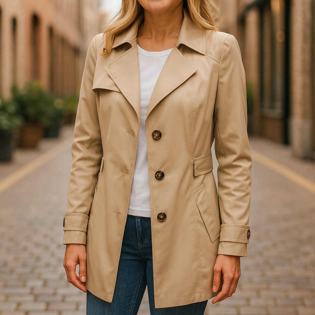 Louise - Elegant Autumn Trench Coat
