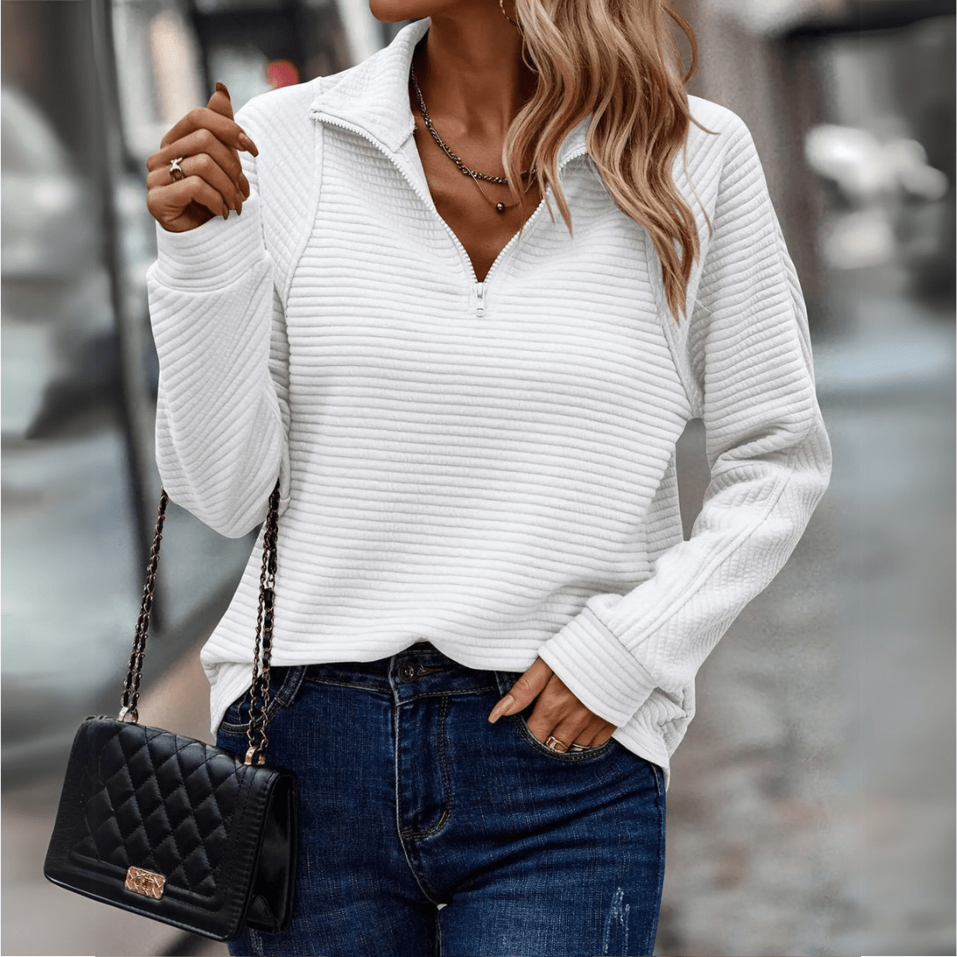 Isabella | Luxe Half-Zip Sweater
