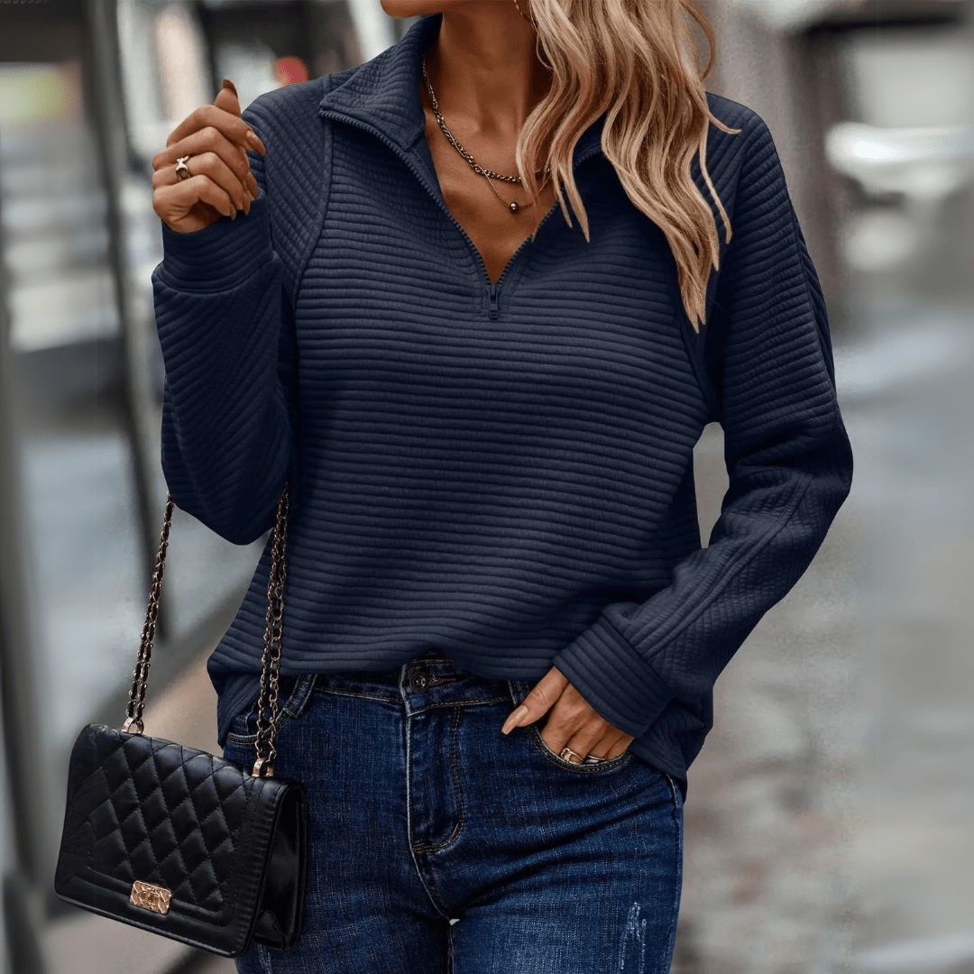 Isabella | Luxe Half-Zip Sweater
