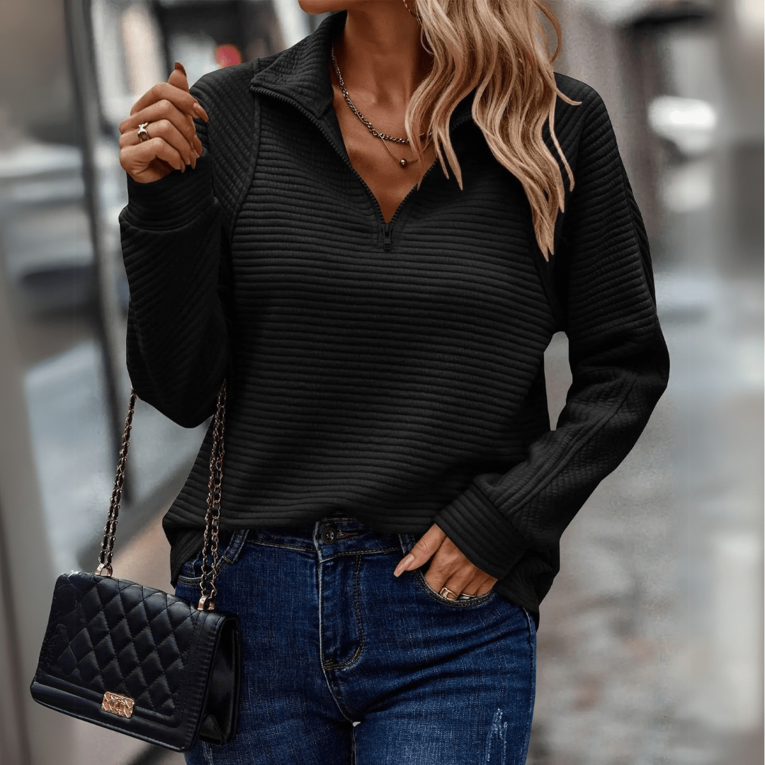 Isabella | Luxe Half-Zip Sweater