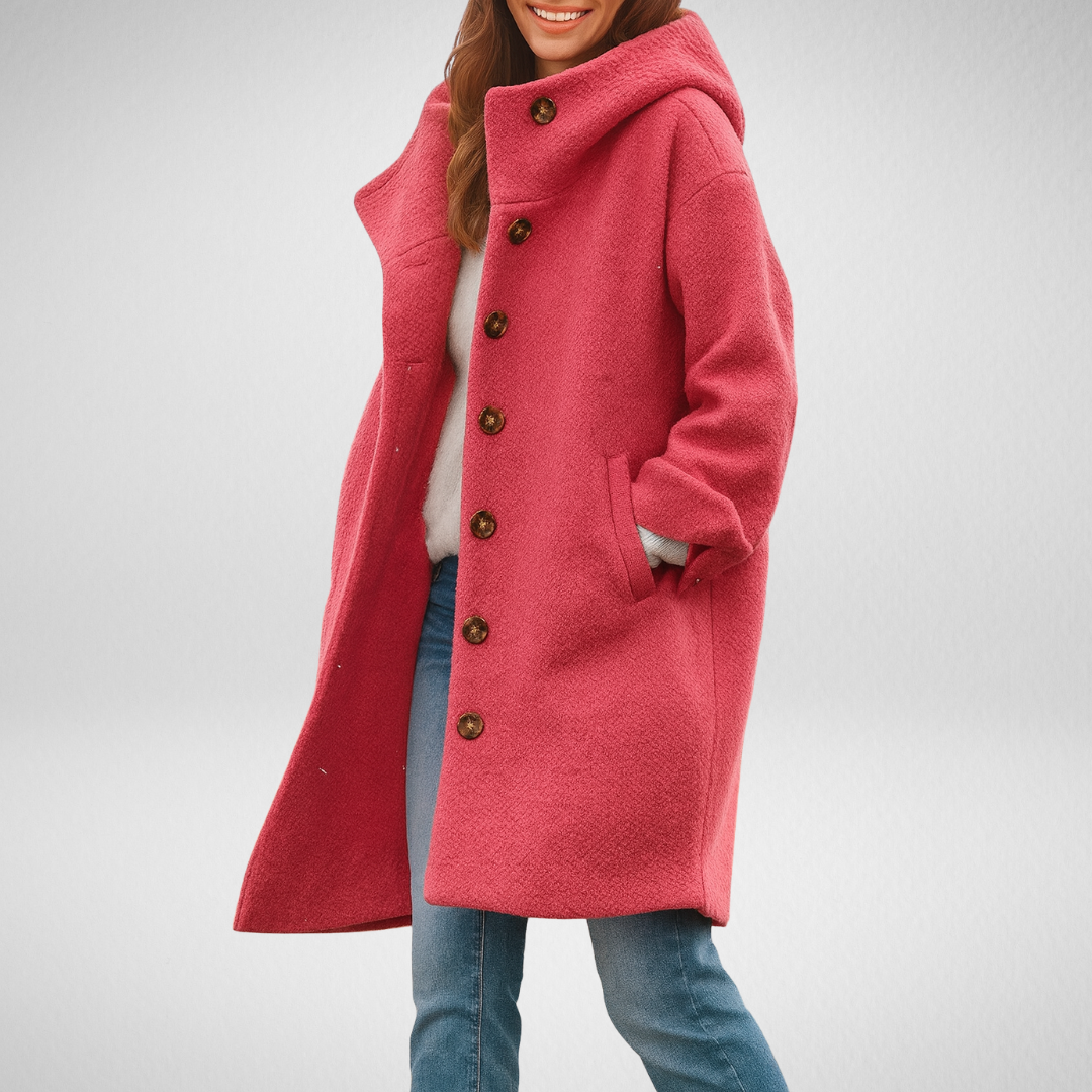Freja – everyday coat, mid-length and cozy