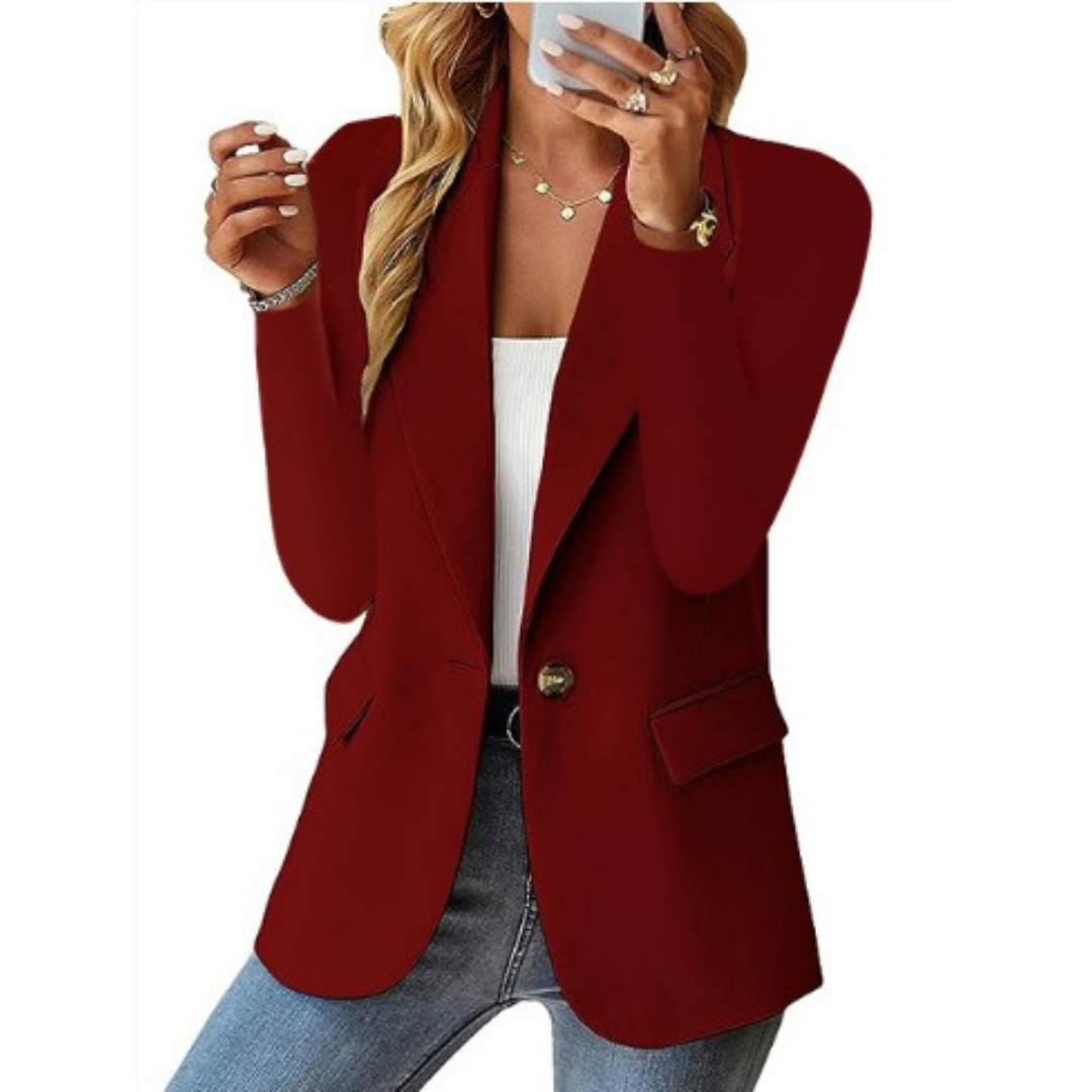 Jill | Graceful Single-Button Blazer
