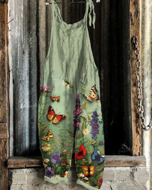 Lila | Graceful Butterfly Overalls