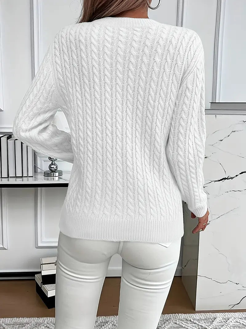 Lena – Cable Knit Sweater
