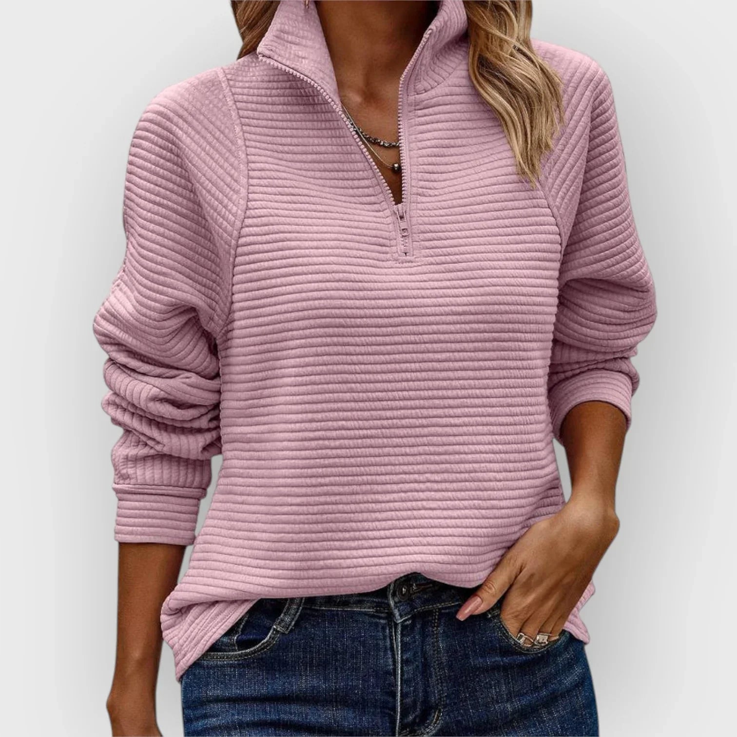 Alana | Luxe Half-Zip Sweater