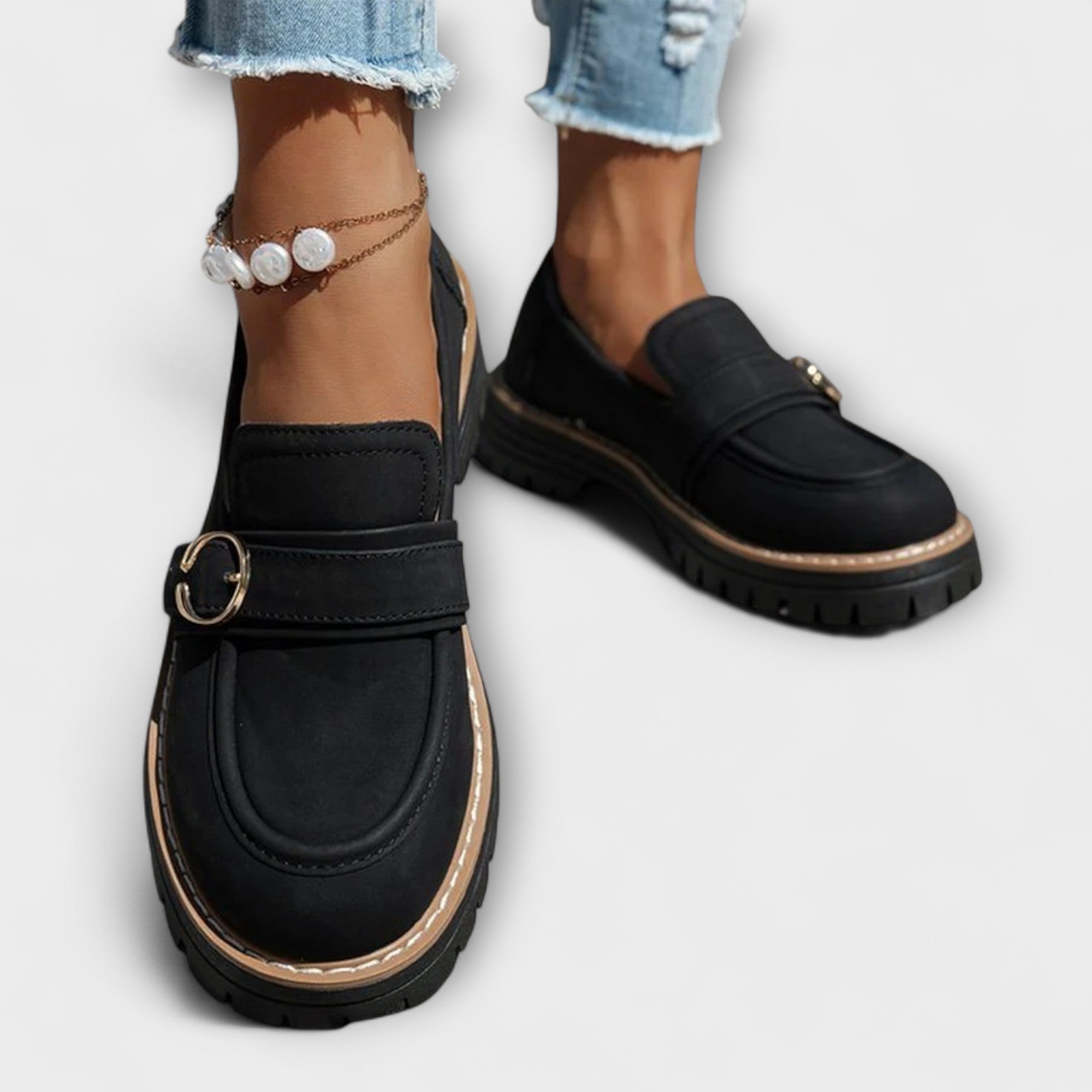 Sophia - Rounded Toe Casual Loafers
