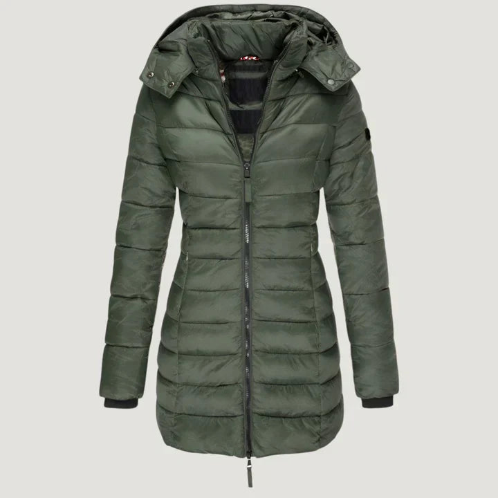 Isolde – Long Hooded Down Jacket
