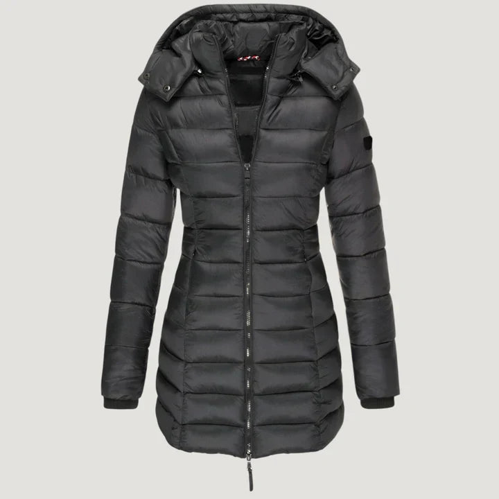 Isolde – Long Hooded Down Jacket