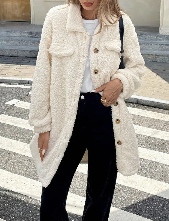 Maya | Teddy Trench Coat