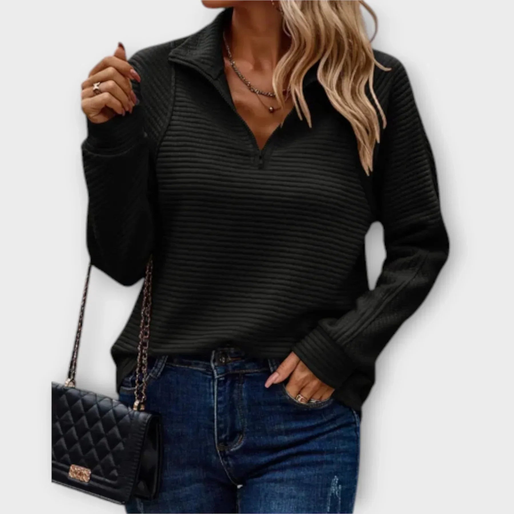 Alana | Luxe Half-Zip Sweater