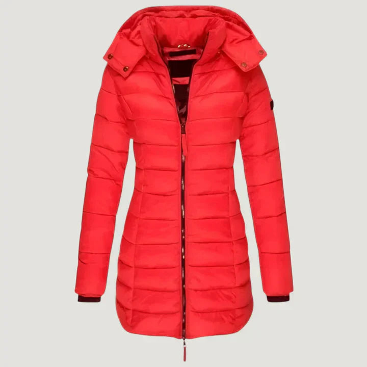 Isolde – Long Hooded Down Jacket