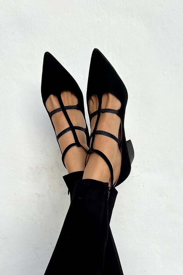 Isabella | Graceful Strappy Flats
