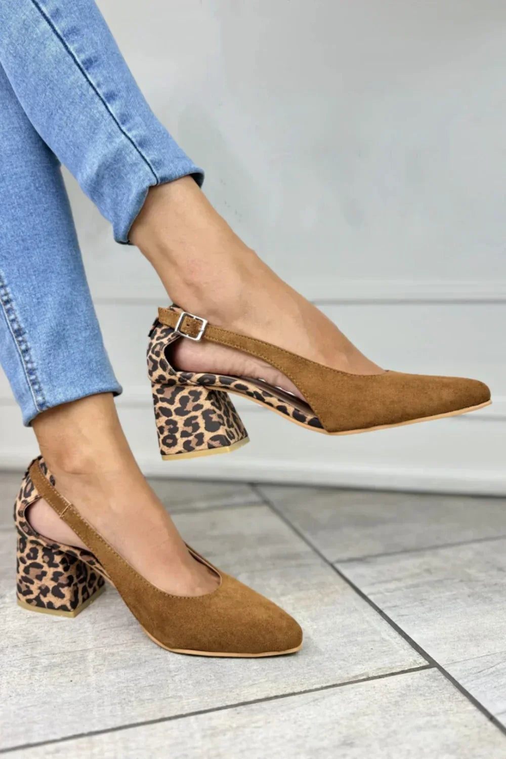 Camila | Graceful Leopard Slingbacks