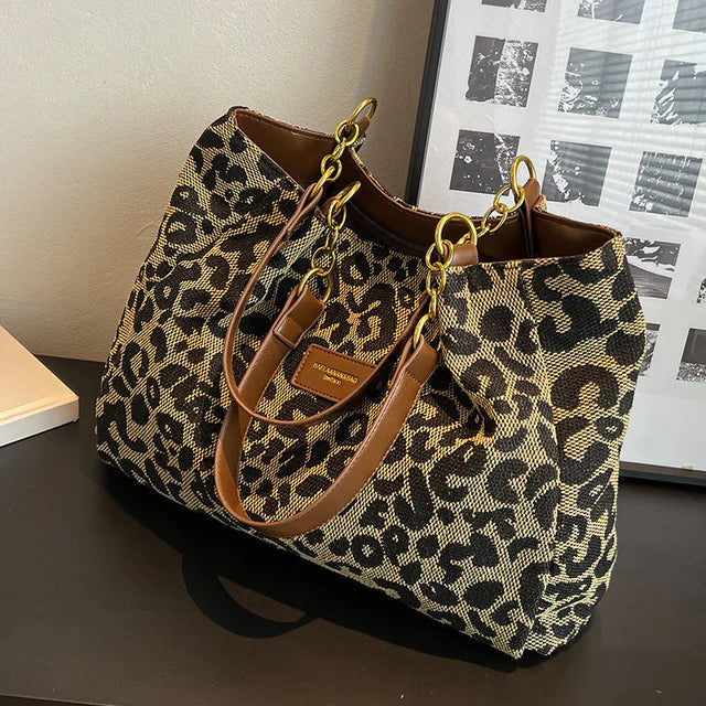 Selene | Graceful Leopard Tote