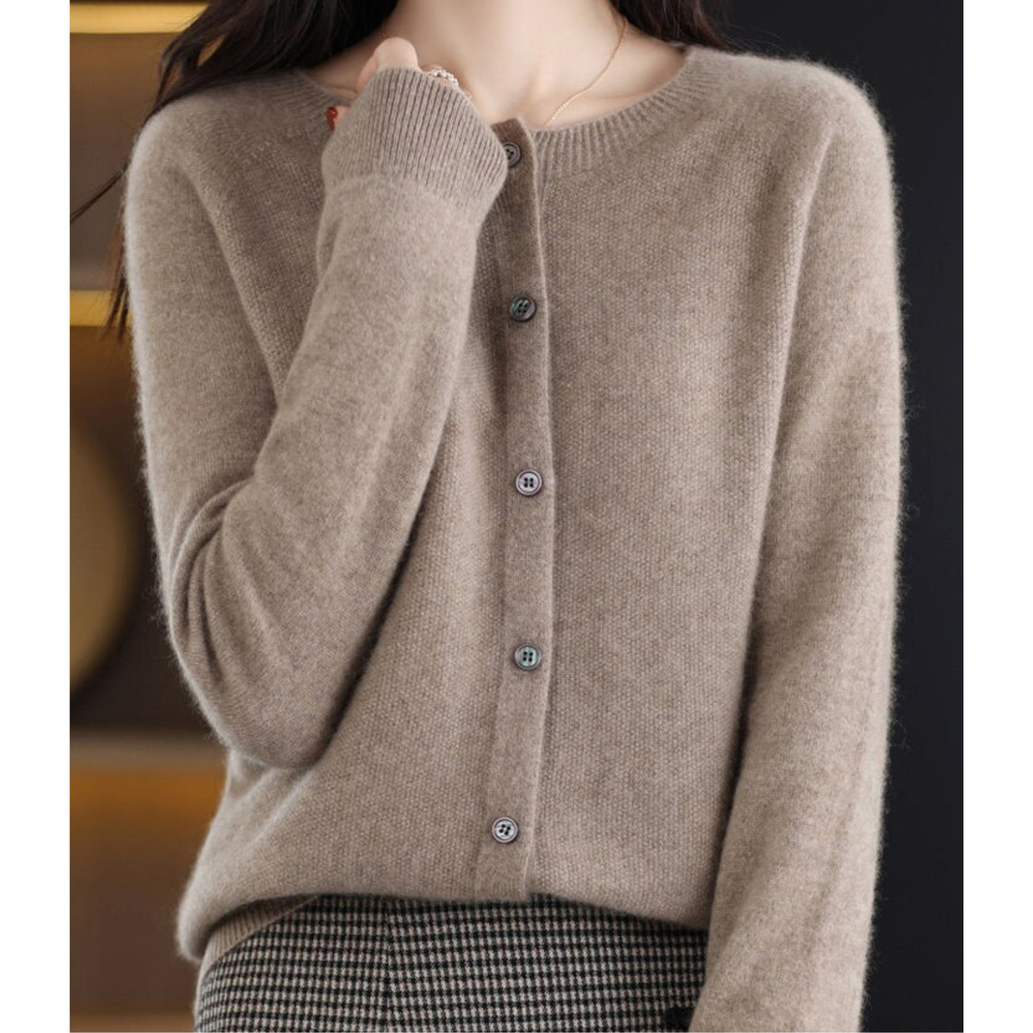 Anna | Wool Knitted Cardigan