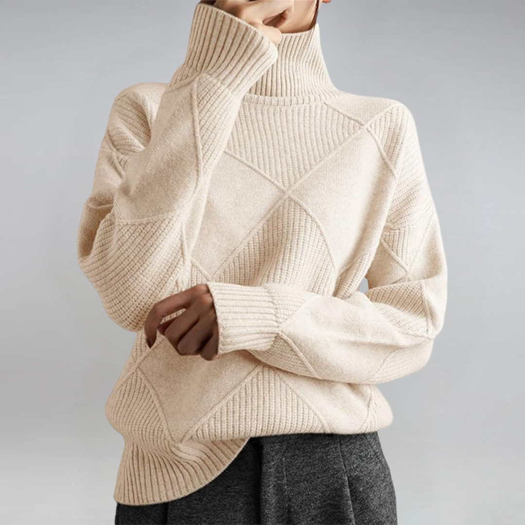 Lauren - Luxe Cashmere Turtleneck Sweater