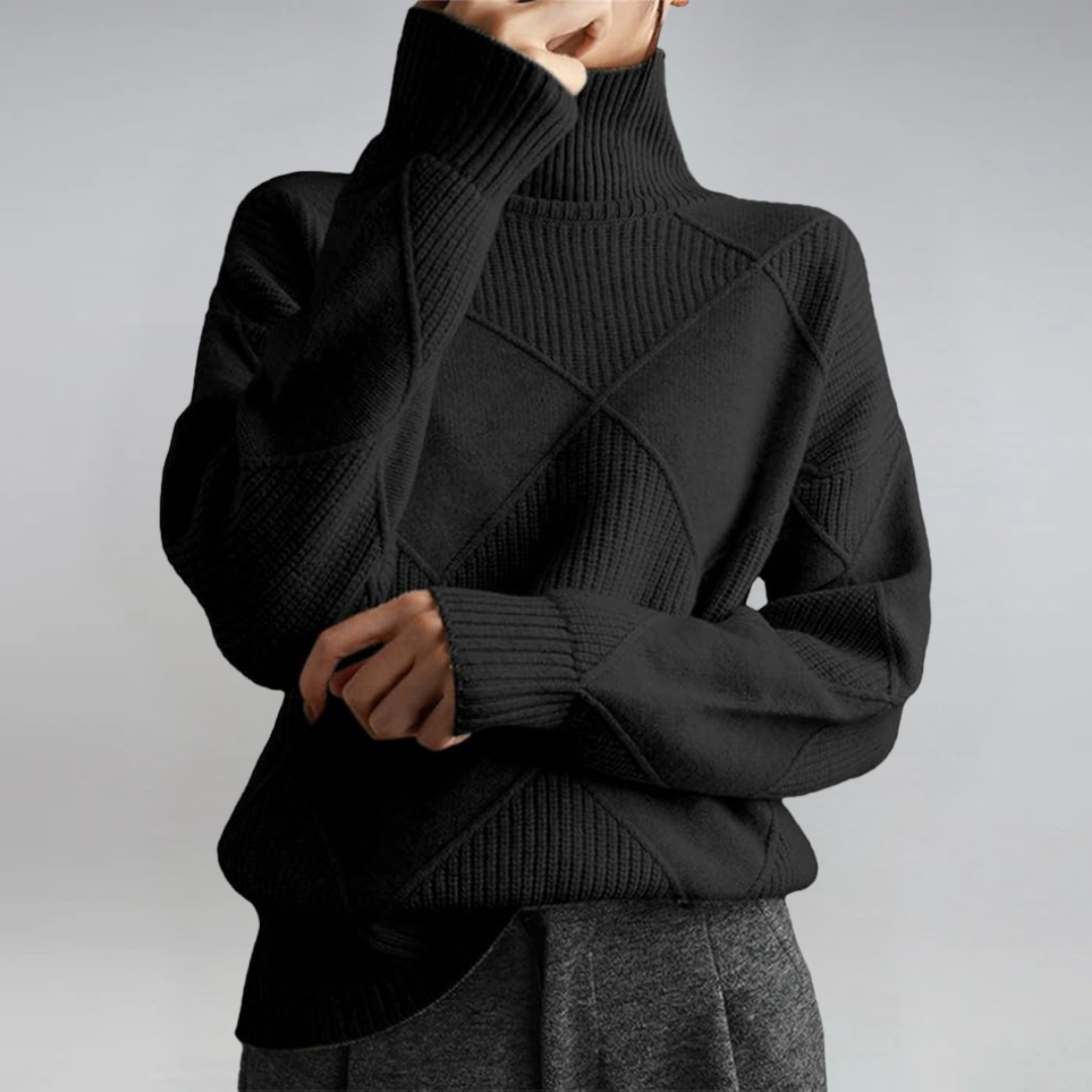Lauren - Luxe Cashmere Turtleneck Sweater