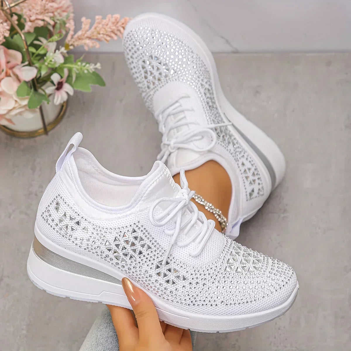 Élodie – Sparkling Sneakers with a Refined Look