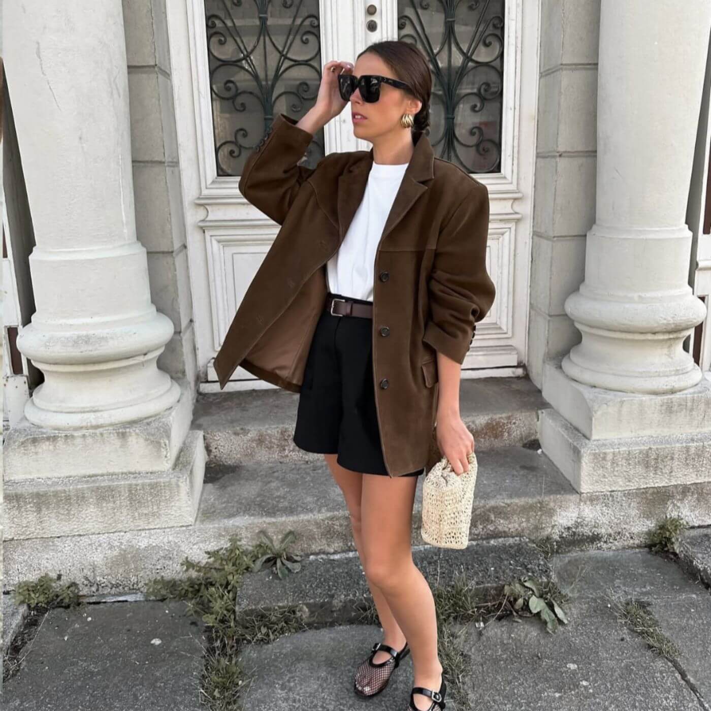 Asta – Luxurious Vintage Suede Blazer
