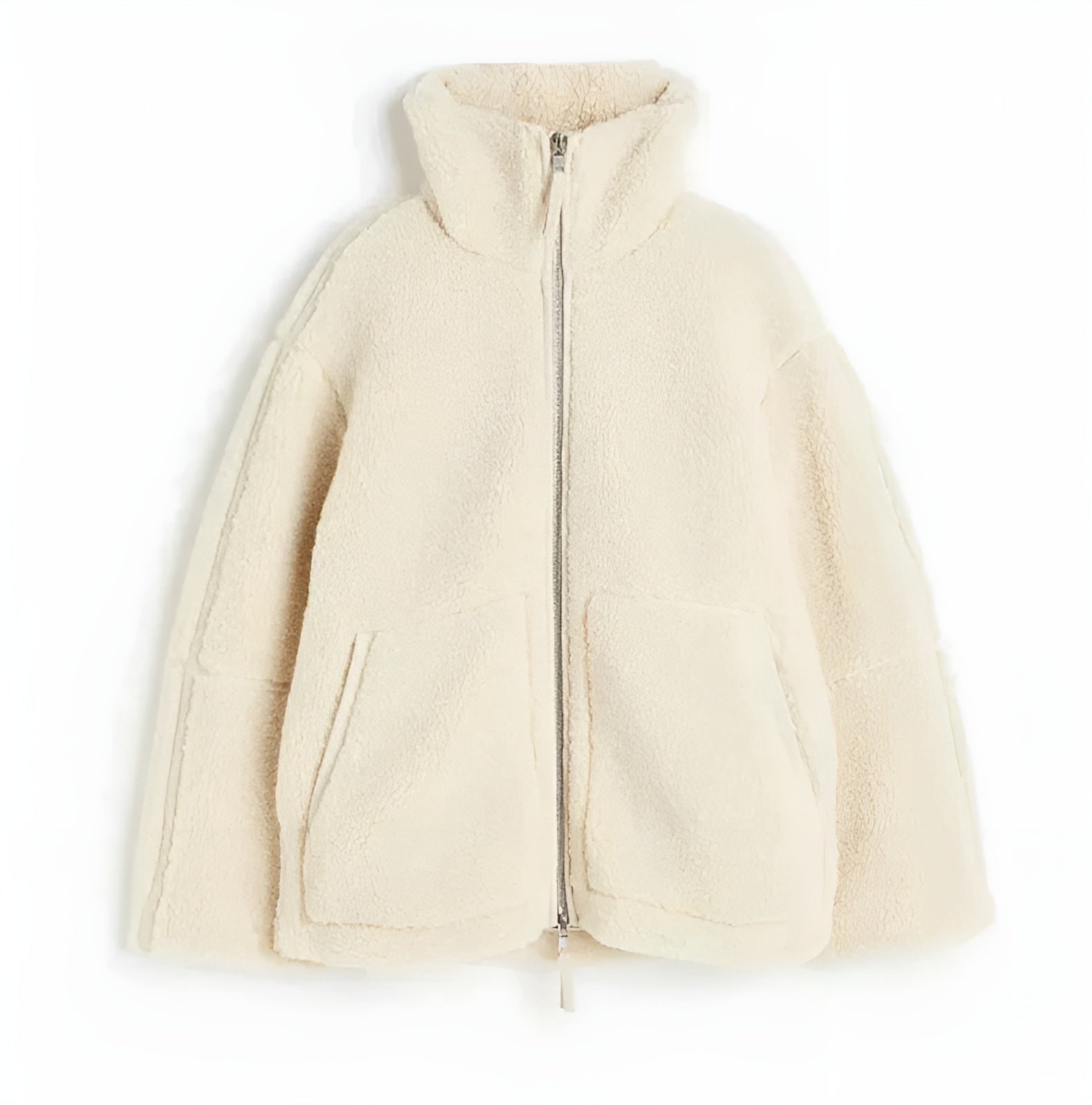 Ines | soft oversized teddy jacket