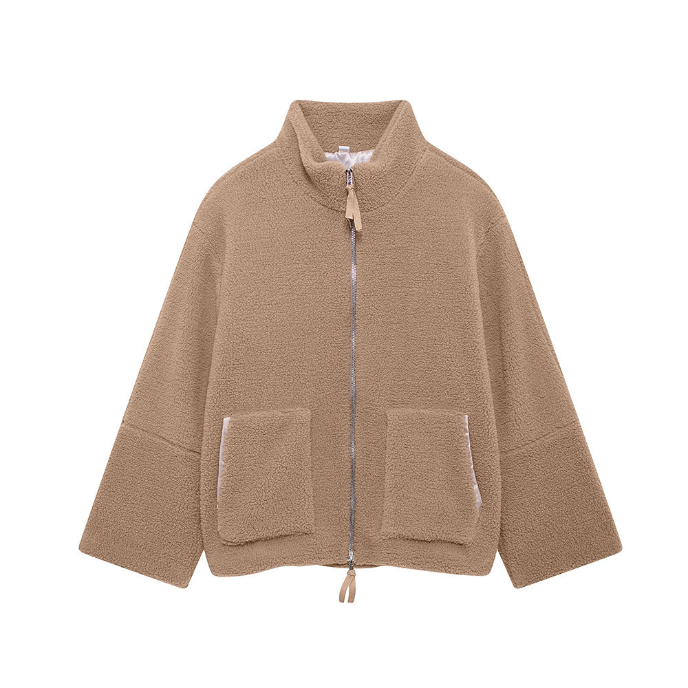 Ines | soft oversized teddy jacket
