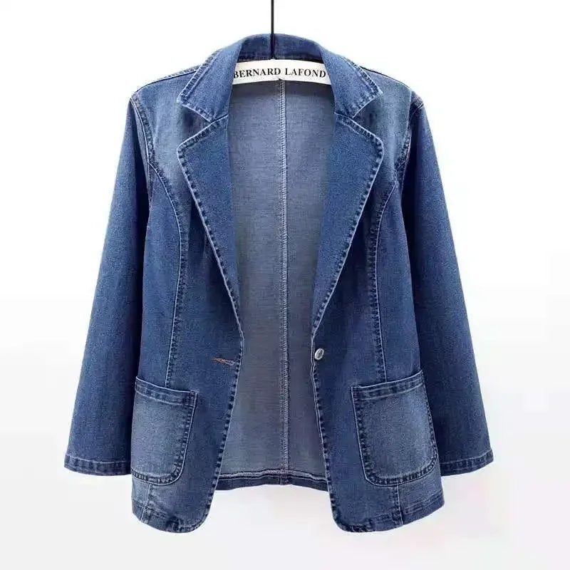 Isabella | Soft Denim Blazer