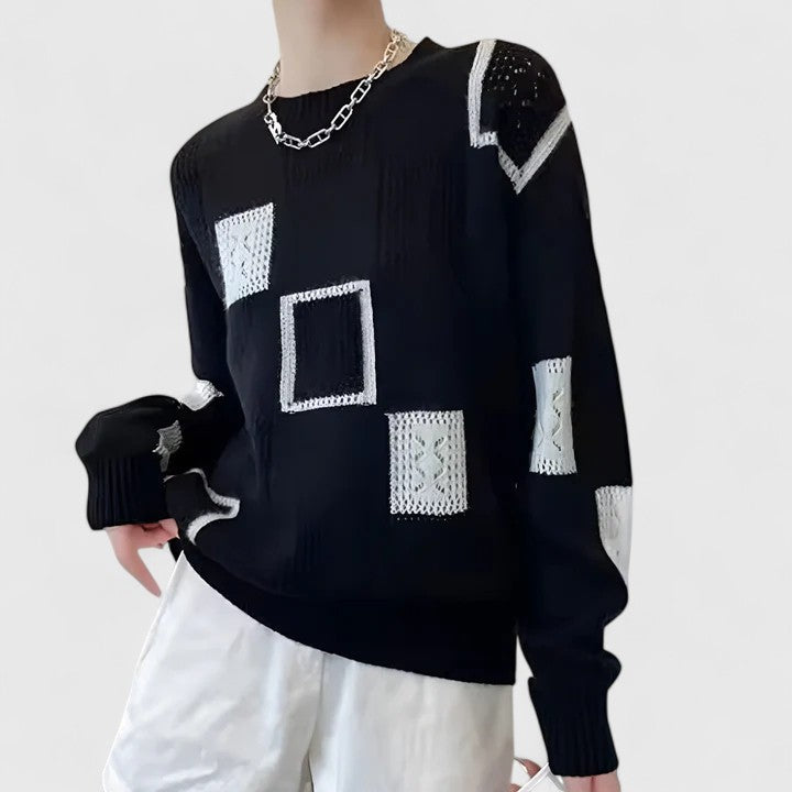 Amber | Elegant Abstract Sweater