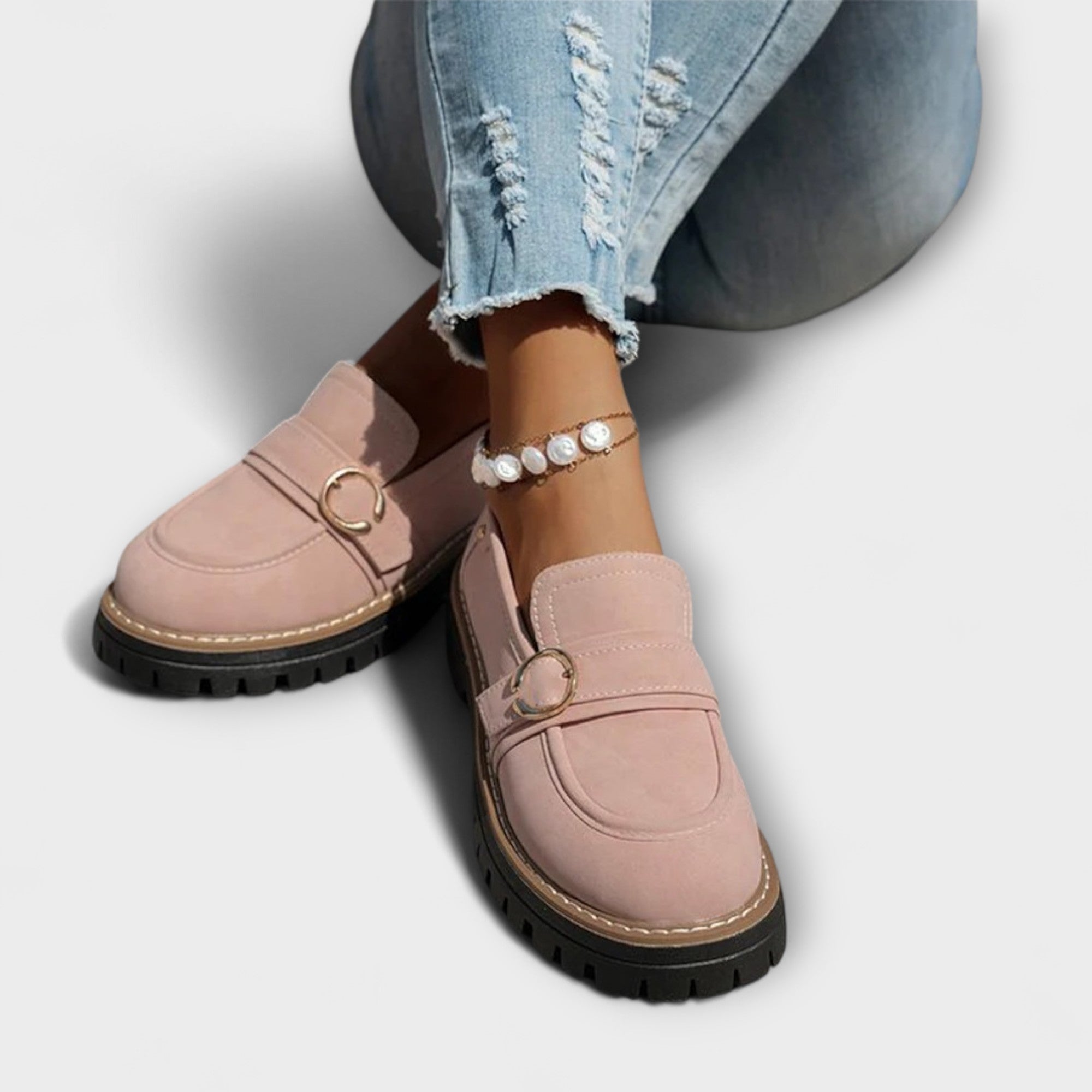 Sophia - Rounded Toe Casual Loafers