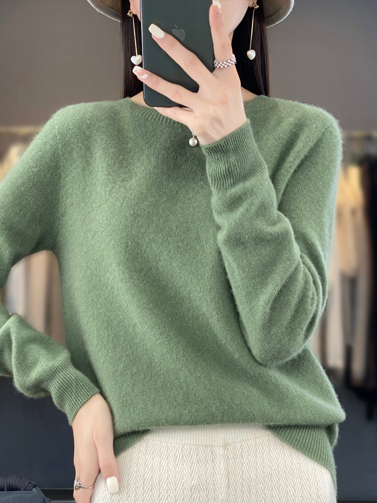 Anette | Luxurious Cotton Knit Sweater