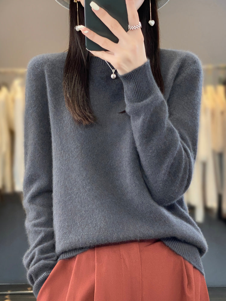 Anette | Luxurious Cotton Knit Sweater