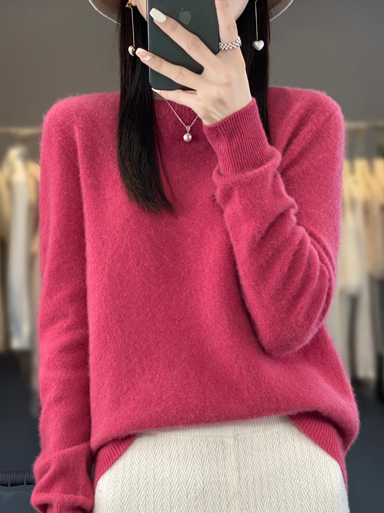 Anette | Luxurious Cotton Knit Sweater