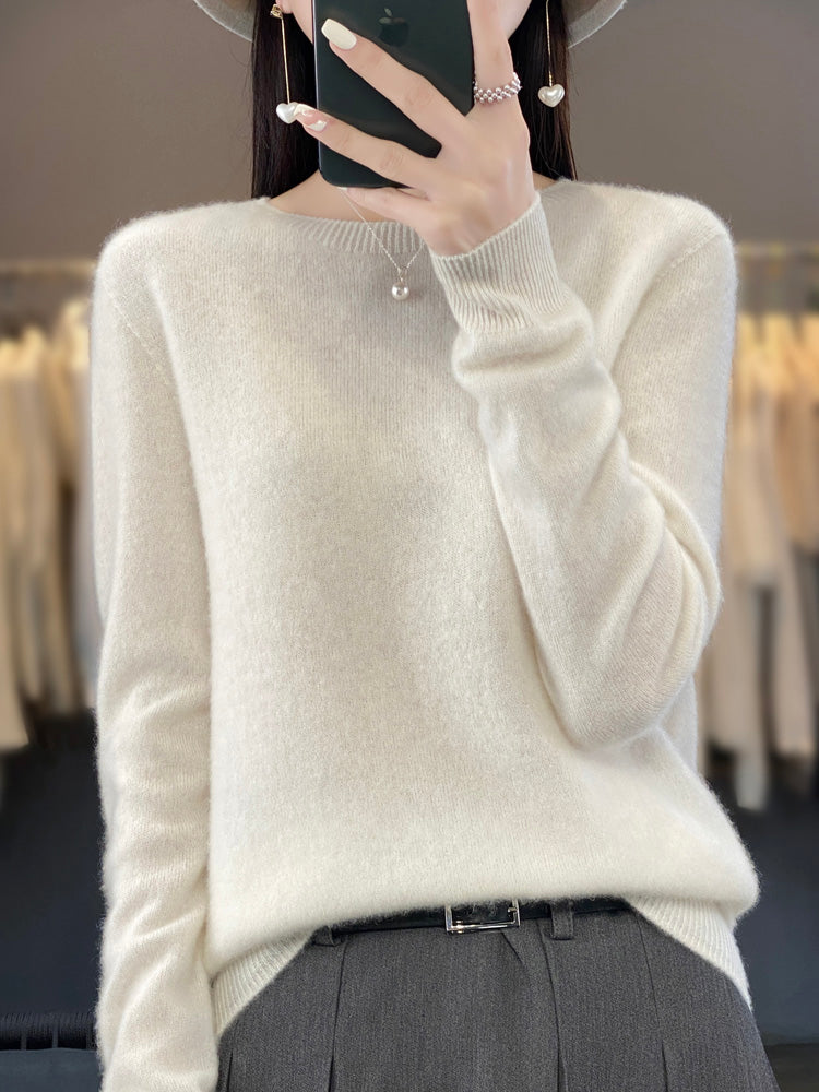 Anette | Luxurious Cotton Knit Sweater