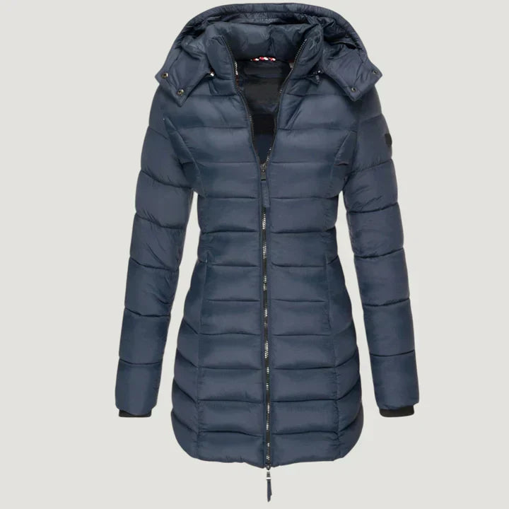 Isolde – Long Hooded Down Jacket