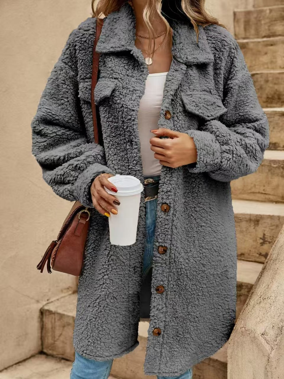 Maya | Teddy Trench Coat