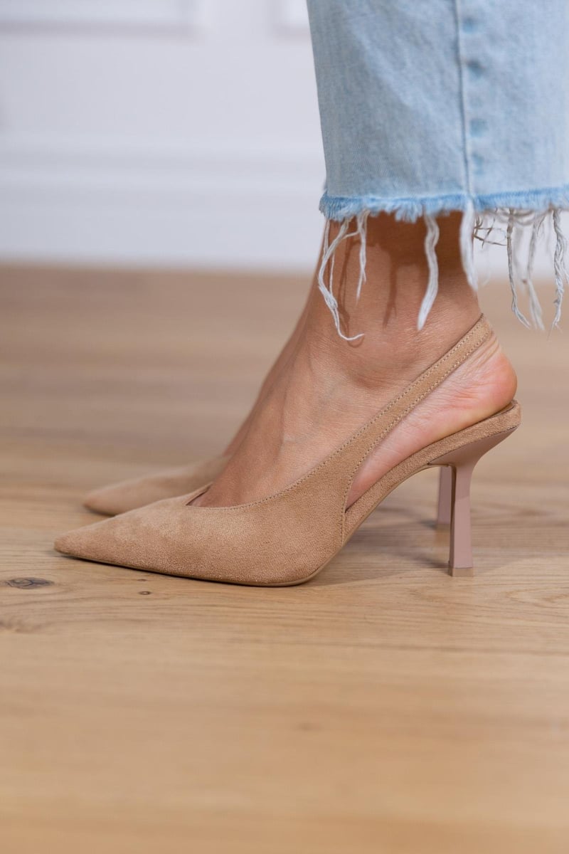 Giselle | Soft Suede Slingbacks
